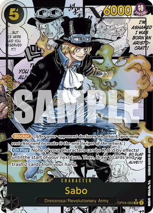 Sabo (OP04-083) (Manga) (OP04-083) - Premium Booster -The Best- Foil - for just $349! 