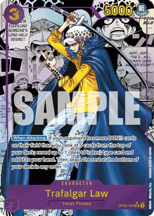 Trafalgar Law (OP05-069) (Manga) (OP05-069) - Premium Booster -The Best- Foil - for just $528! 