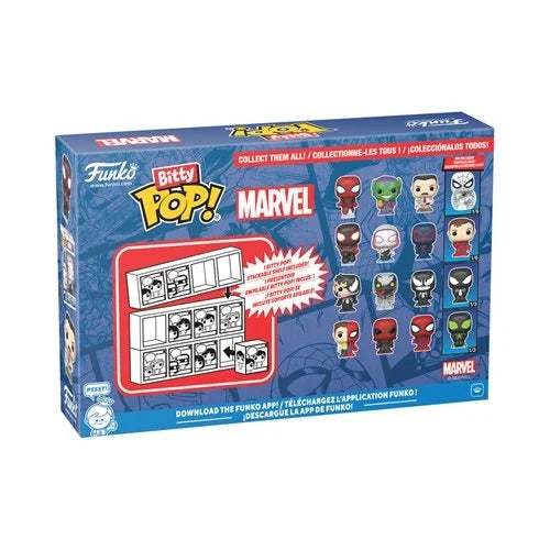 Funko Bitty Pop! Spider-Man Mini-Figure 4-Pack - Select Figure(s) - for just $14.98! 