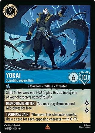 Yokai - Scientific Supervillain (160/204) - Azurite Sea Cold Foil - Just $0.45! Shop now at Retro Gaming of Denver