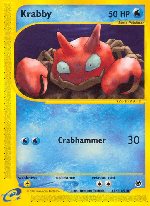 Krabby (115/165) [Expedition: Base Set] - for just $1.30! 