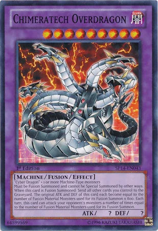Chimeratech Overdragon [SP14-EN043] Starfoil Rare - for just $0.25! 
