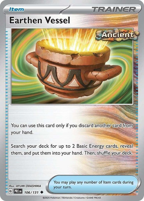 Earthen Vessel (106/131) [Scarlet & Violet: Prismatic Evolutions] - for just $0.10! 