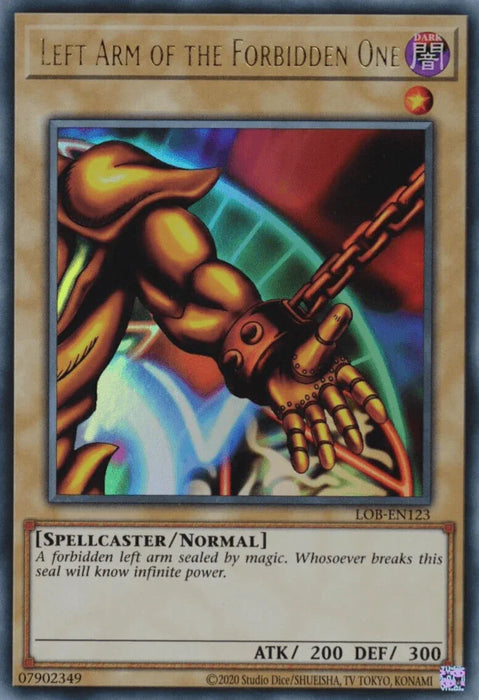 Left Arm of the Forbidden One (25th Anniversary) [LOB-EN123] Ultra Rare - for just $7.35! 