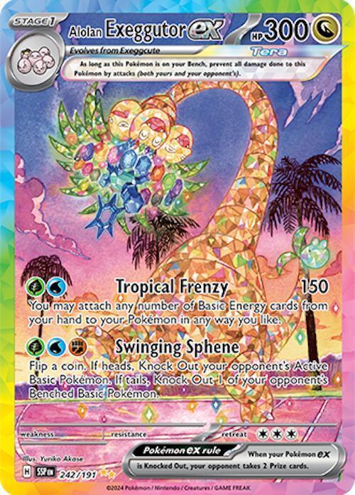 Alolan Exeggutor ex (242/191) [Scarlet & Violet: Surging Sparks] - for just $13.40! 