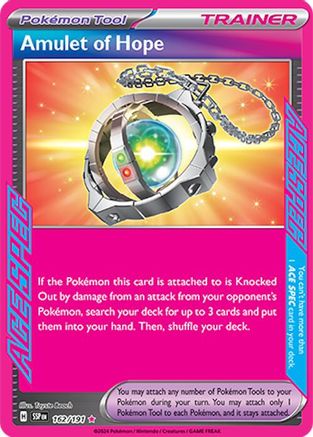 Amulet of Hope 162/191 - SV08 Surging Sparks Holofoil - for just $0.35! 