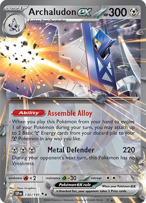 Archaludon ex (130/191) [Scarlet & Violet: Surging Sparks] - for just $0.30! 