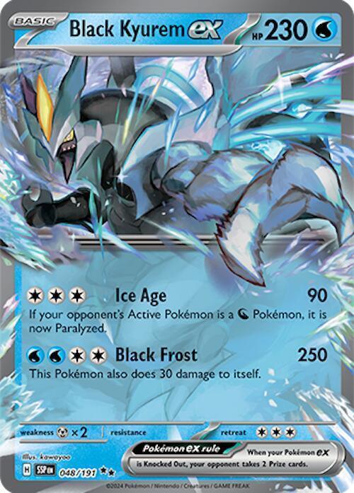 Black Kyurem ex (048/191) [Scarlet & Violet: Surging Sparks] - for just $0.30! 