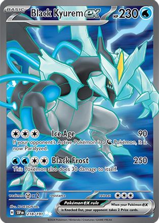 Black Kyurem ex 218/191 - SV08 Surging Sparks Holofoil - for just $1.49! 