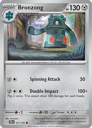 Bronzong 127/191 - SV08 Surging Sparks - for just $0.03! 