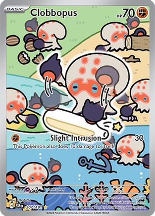 Clobbopus 207/191 - SV08 Surging Sparks Holofoil - for just $3.48! 
