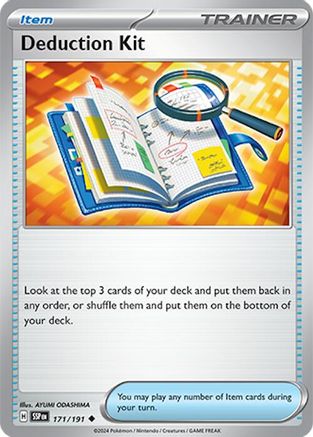 Deduction Kit 171/191 - SV08 Surging Sparks - for just $0.05! 