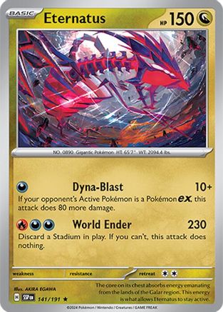 Eternatus 141/191 - SV08 Surging Sparks Holofoil - for just $0.05! 