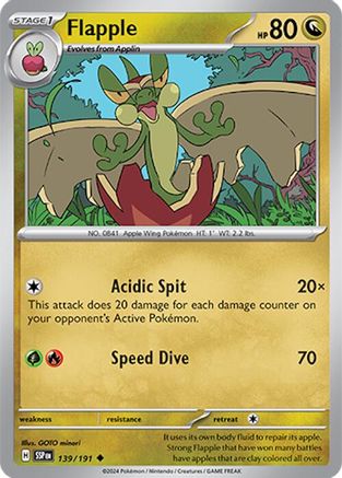 Flapple 139/191 - SV08 Surging Sparks - for just $0.03! 