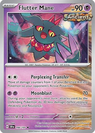 Flutter Mane 96 - SV08 Surging Sparks Reverse Holofoil - Just $0.15! Shop now at Retro Gaming of Denver