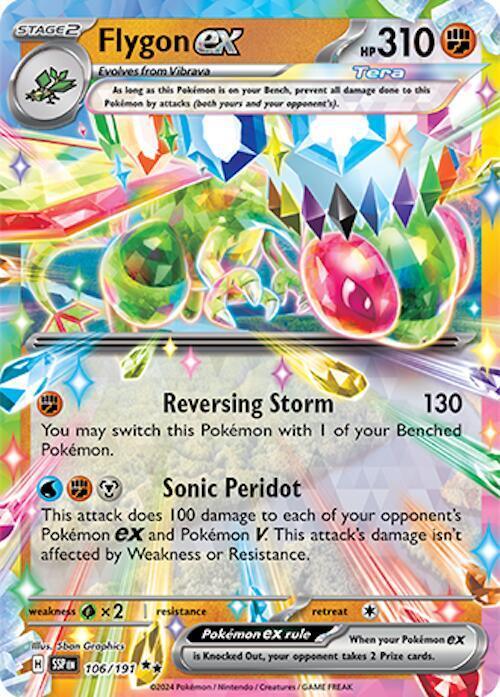 Flygon ex (106/191) [Scarlet & Violet: Surging Sparks] - for just $0.25! 