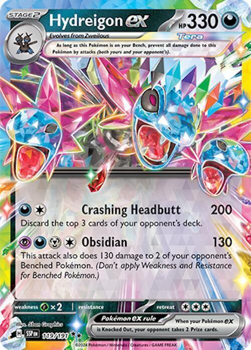 Hydreigon ex (119/191) [Scarlet & Violet: Surging Sparks] - for just $0.35! 