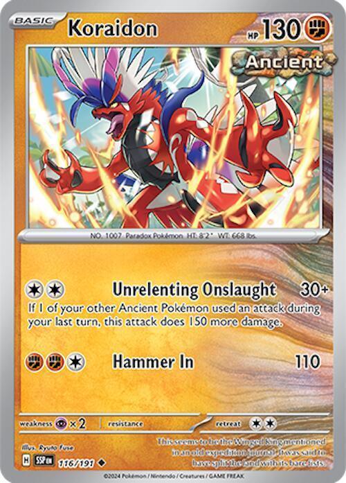 Koraidon (116/191) [Scarlet & Violet: Surging Sparks] - for just $0.10! 