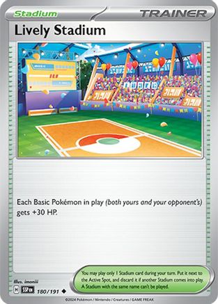Lively Stadium 180/191 - SV08 Surging Sparks - for just $0.12! 