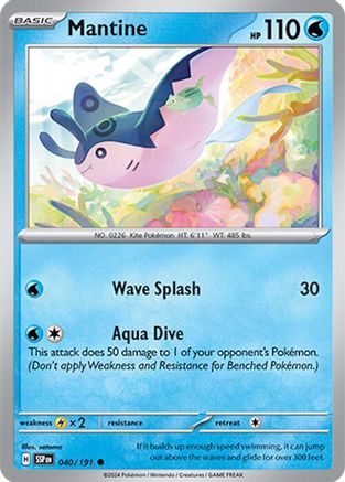 Mantine 040/191 - SV08 Surging Sparks - for just $0.06! 