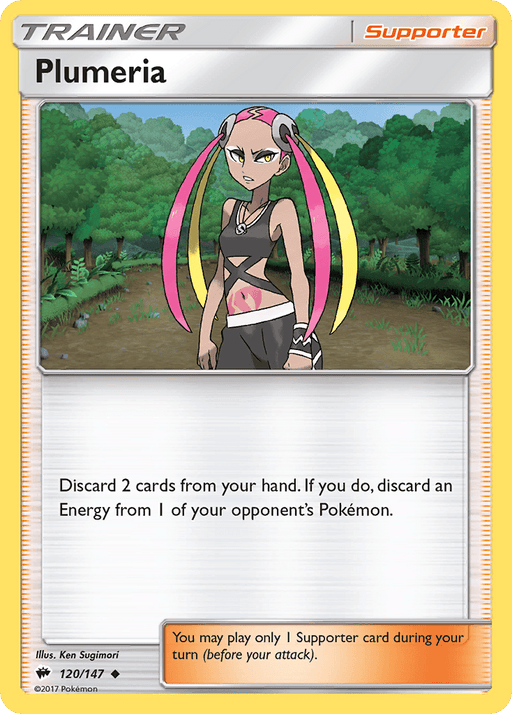 Plumeria (120/147) [Sun & Moon: Burning Shadows] - for just $0.10! 