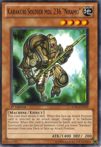 Karakuri Soldier mdl 236 Nisamu [STBL-EN019] Common - for just $0.15! 