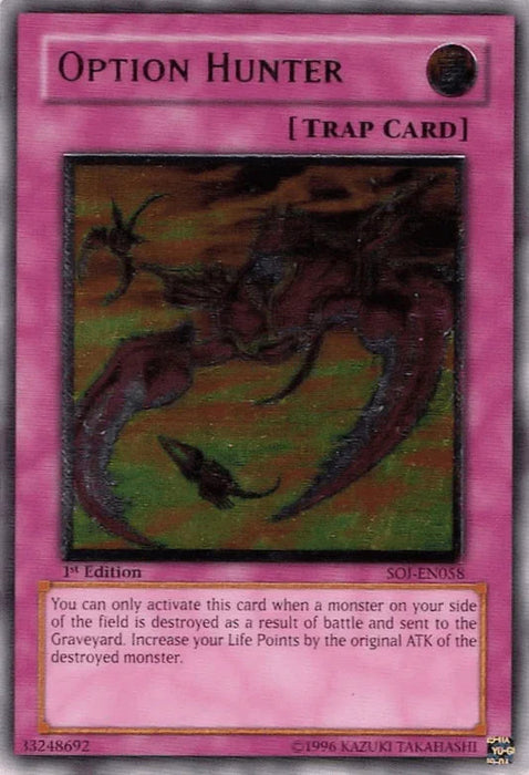 Option Hunter (UTR) [SOI-EN058] Ultimate Rare - for just $1.30! 