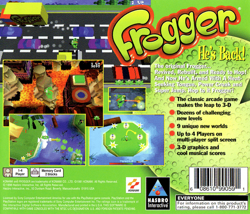 Frogger – PlayStation 1 (PS1) - for just $0! 