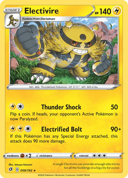 Electivire (059/192) [Sword & Shield: Rebel Clash] - for just $0.15! 