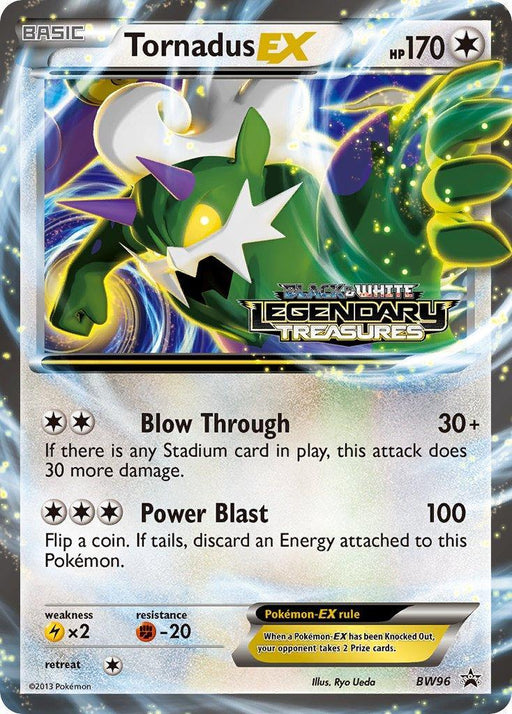Tornadus EX (BW96) [Black & White: Black Star Promos] - for just $7.20! 