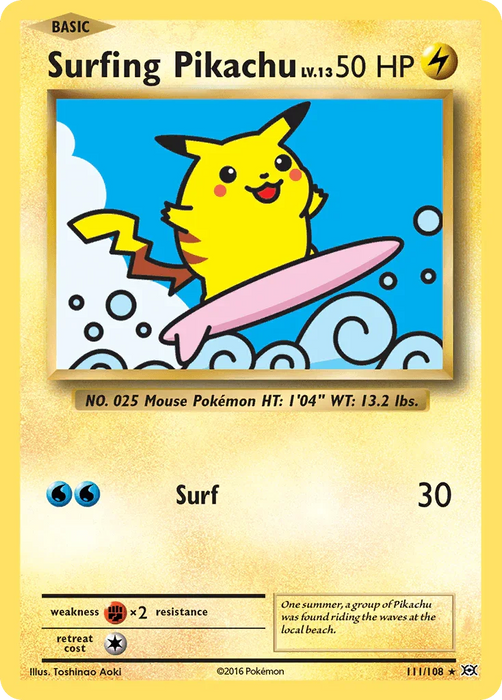 Surfing Pikachu (111/108) [XY: Evolutions] - for just $4.15! 
