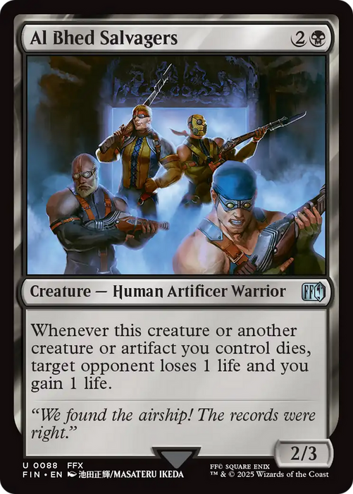 Al Bhed Salvagers (FIN-088) - FINAL FANTASY Foil - for just $0.09! 