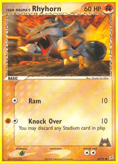 Team Magma's Rhyhorn (68/95) [EX: Team Magma vs Team Aqua] - for just $0.25! 