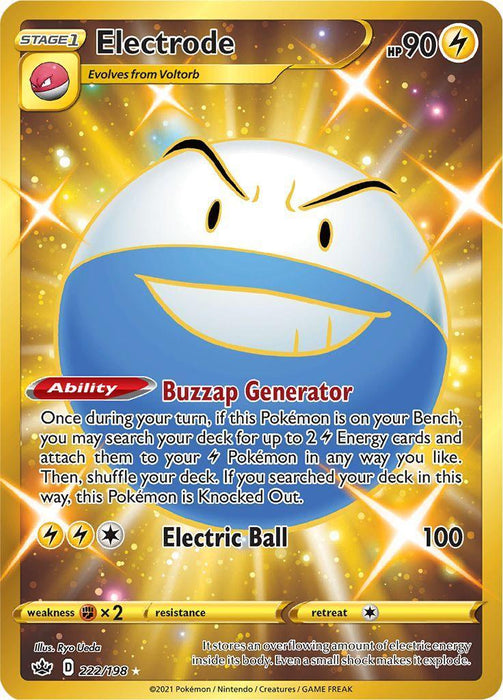 Electrode (222/198) [Sword & Shield: Chilling Reign] - for just $6.40! 