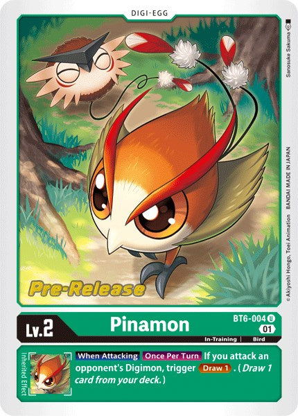 Pinamon [BT6-004] [Double Diamond Pre-Release Cards] - Just $0.10! Shop now at Retro Gaming of Denver