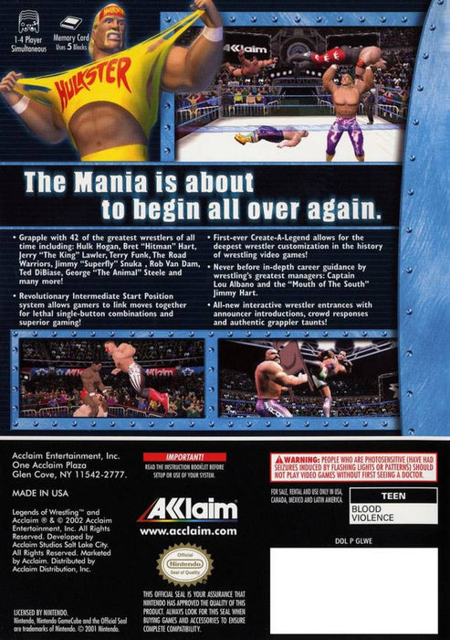 Legends of Wrestling – GameCube (GC) - for just $10.99! 