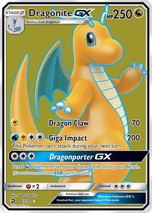 Dragonite GX (67/70) [Sun & Moon: Dragon Majesty] - for just $24.50! 