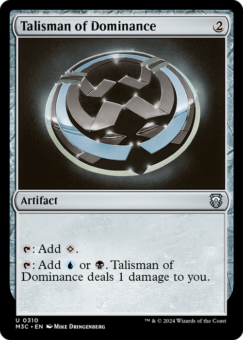 Talisman of Dominance (M3C-310) - Modern Horizons 3 Commander - for just $0.55! 
