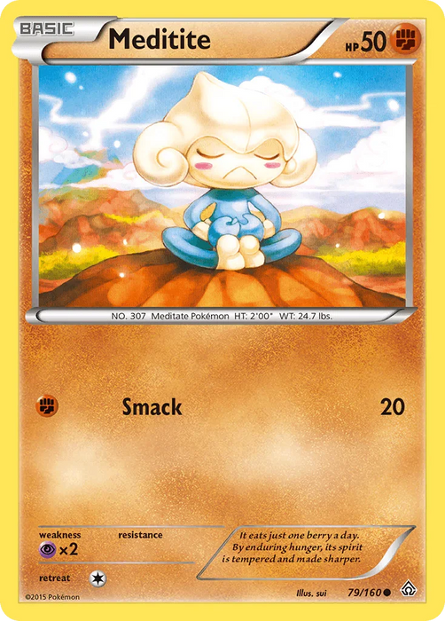 Meditite (79/160) [XY: Primal Clash] - for just $0.10! 