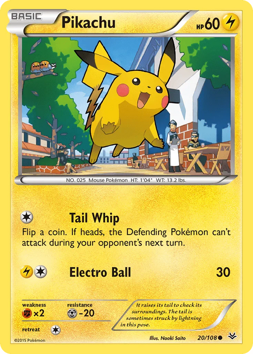 Pikachu (20/108) [XY: Roaring Skies] - for just $0.55! 