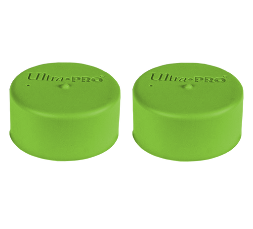 Ultra PRO: Playmat Tube Caps - Bright Green (2-Pack) - Just $0! Shop now at Retro Gaming of Denver