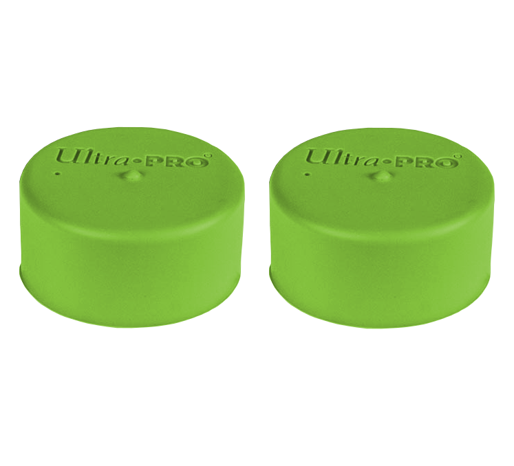 Ultra PRO: Playmat Tube Caps - Bright Green (2-Pack) - Just $0! Shop now at Retro Gaming of Denver