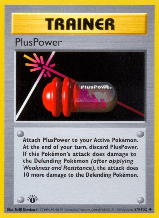 PlusPower (84/102) (Shadowless) [Base Set 1st Edition] - for just $5.45! 