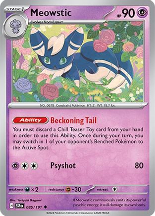Meowstic 085/191 - SV08 Surging Sparks - for just $0.05! 