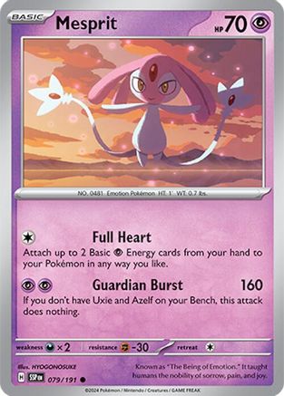 Mesprit 079/191 - SV08 Surging Sparks - for just $0.08! 