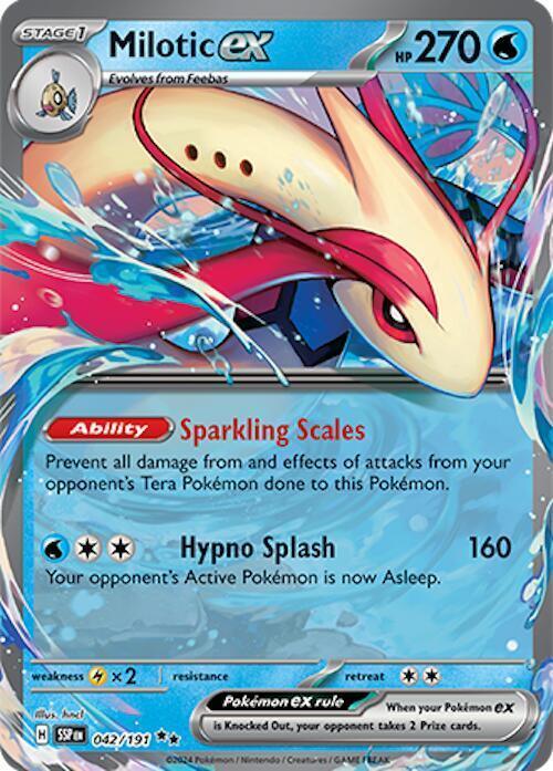 Milotic ex (042/191) [Scarlet & Violet: Surging Sparks] - for just $0.30! 