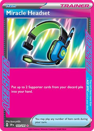 Miracle Headset 183/191 - SV08 Surging Sparks Holofoil - for just $0.54! 