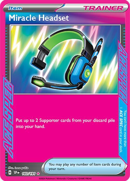 Miracle Headset (183/191) [Scarlet & Violet: Surging Sparks] - for just $0.20! 