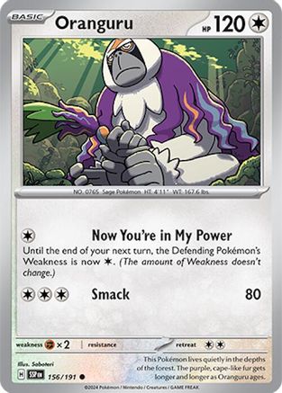 Oranguru 156/191 - SV08 Surging Sparks - for just $0.03! 