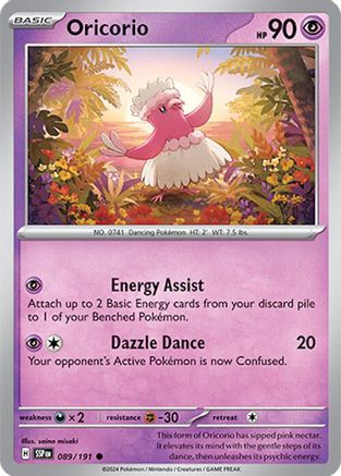 Oricorio 089/191 - SV08 Surging Sparks - for just $0.05! 